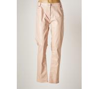 lauren vidal pantalons femme de couleur rose 38