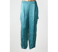 lauren vidal pantalons femme de couleur vert