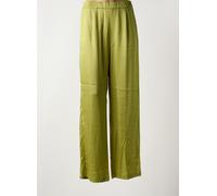 lauren vidal pantalons femme de couleur vert