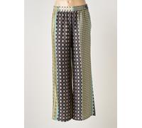 lauren vidal pantalons femme de couleur vert 38