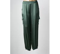 lauren vidal pantalons femme de couleur vert 40