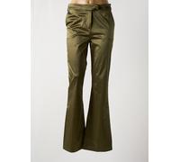 lauren vidal pantalons femme de couleur vert 38