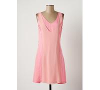 lauren vidal robes femme de couleur rose 40