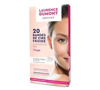 LAURENCE DUMONT Bandelettes de cire visage, 20 pièces pour une épilation douce et efficace- Lot De 3
