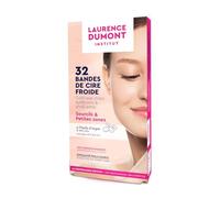 LAURENCE DUMONT - Bandes de Cire Froide Douceur Aloe Vera, Épilation Précise Sourcils (32 bandes) - Le lot de 3