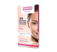 LAURENCE DUMONT - Bandes de Cire Froide Visage Douceur Aloe Vera, Hypoallergénique (20 + 4 lingettes) - Le lot de 3