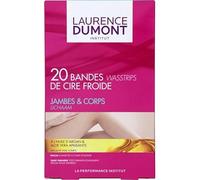 Laurence Dumont Bandes strips de cire froide jambes & corps - La boîte de 20 bandes