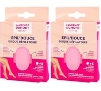 Laurence Dumont Epil'douce - Disque dépilatoire + 5 recharges - Tous types de peaux : Peau lisse et douce (Lot de 2)