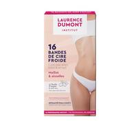 Laurence Dumont Haute Tolérance Bandes Cire Froide Aisselles & Maillot 16 unités