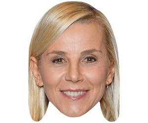 Laurence Ferrari (Smile) Big Head. Masque plus grand que nature.