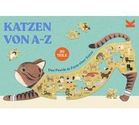 Laurence King Verlag 9783962442866 Chats de A à Z. Un Puzzle très laaaanges, Multicolore