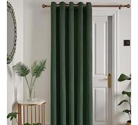 Laurence Llewelyn-Bowen - Rideau Simple en Velours Vert Bouteille 168 x 214 cm - 1 Panneau - Rideau à œillets Vert - Rideau Thermique et insonorisant en Vert Bouteille