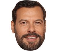 Laurent Lafitte (Beard) Big Head. Masque plus grand que nature.