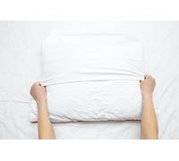 laurentmortreux Protège Oreiller Molleton 63x63, Tissus, Blanc