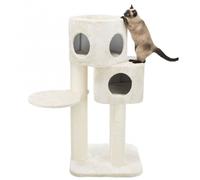 Lauretta | griffoir debout pour chat | crème | 120 cm