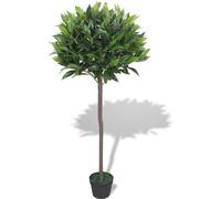 Laurier artificiel avec pot 125 cm vert