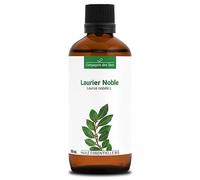 LAURIER NOBLE (Laurus Nobilis) BIO - 100mL - Huile Essentielle de Qualité Premium - 100% Pure, Naturelle, garantie ChromaCert® - Chémotypée & Intégrale
