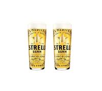 Laurie's Pub and Bar Accessories Estrella Damm Lot de 2 verres à bière