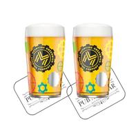 Laurie's Pub and Bar Accessories Lot de 2 verres à bière Meantime Brent