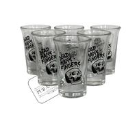 Laurie's Pub and Bar Accessories Lot de 6 verres à shot Dead Man Fingers