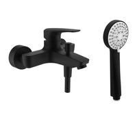 Laurin mitigeur bain mural avec inverseur pvd titane noir mat - LAUFEN HF500760428600