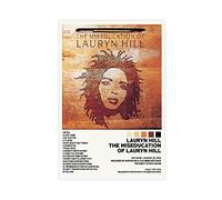 Lauryn Hill Poster The Miseducation of Lauryn Hill Tracklist Album Poster sur toile Décoration murale pour salon et chambre à coucher Style sans cadre 40 x 60 cm