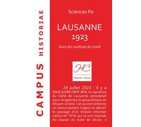 Lausanne 1923 Dans les coulisses du traité - Hélène de Champchesnel - Historien Conseil Les Editions - broché - Etude