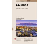 Lausanne morges - cugy - lutry - Echelle 1 : 25 000 - Collectif - Office Federal De Topographie Suisse - Atlas / carte
