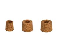 Lauschaer Glas , Lot de 3 bouchons de rechange pour boules de jardin avec une ouverture de 22 à 35 mm