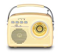 Lauson RA143 Radio Vintage Autonome avec Bluetooth Radio Nostalgie avec Batterie Rechargeable, Fonction USB SD Aux