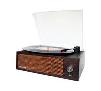 Lauson Xn091 Madera Tocadiscos Vintage 3 Velocidades Bluetooth Usb Grabación Mp3 Fm