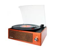 Lauson Xn092 Madera Tocadiscos Vintage 3 Velocidades Bluetooth Usb Grabación Mp3 Fm