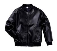 LAUSONS Blouson garcon simili cuir automne biker veste bombers en cuir pour enfant