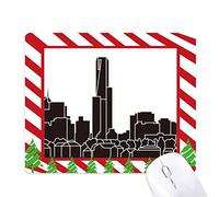 l'australie city landmark gratte - ciel silhouette tapis de souris canne de noël du tapis.