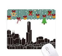 l'australie city landmark gratte - ciel silhouette tapis de souris en jeu - office mat noël
