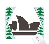 l'australie city landmark sydney opera house tapis de souris green pine tree tapis en caoutchouc