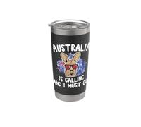 L'Australie m'appelle et je dois y aller - Australie Gobelet isotherme en acier inoxydable double paroi