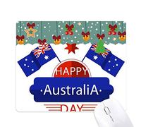l'australie saveur heureuse pavillon et star tapis de souris en jeu - office mat noël
