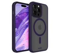 LAUT - Coque HUEX Protect compatible avec les accessoires MagSafe pour iPhone 14 Pro (6.1") - Violet foncé