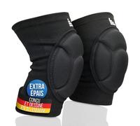 LAUTER SCHUTZ ® 3-ZONE Genouillères - respirantes & douces - avec rembourrage à 3 zones pour la protection et la liberté de mouvement pour le handball, le volley-ball, le VTT et plus encore (S)