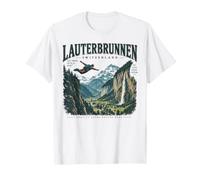 Lauterbrunnen Suisse - Vintage Base Saut Alpes Suisses T-Shirt