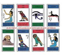 L'authentique Tarot des Hiéroglyphes - Jeu de 80 Cartes - Cartes de voyance avec Explication des 80 Lames (livret en FR) - Tarot et Oracle egyptien Divinatoire