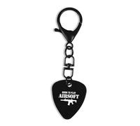 Lauthings Born To Play - Porte-clés Airsoft - Pick - Mousqueton - Fermoir - Clip, Noir , taille unique