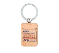 Lauthings Buenos Aires Porte-clés en bois Argentine Amérique du Sud
