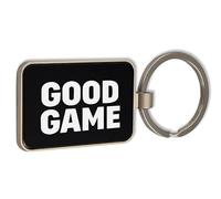 Lauthings GG Good Game Game Life Porte-clés en verre noir personnalisé
