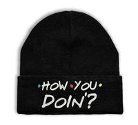 Lauthings How You Doin Joey Motto Slogan, Bonnet d'hiver Beanie Unisex Brodé