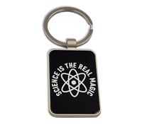 Lauthings Science Is The Real Magic, Porte-clés en verre noir, porte-clés personnalisé