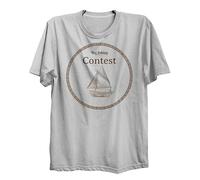 Lauthings T-shirt Big Fishing Contest Ship Fisherman : streetwear en coton bio, blanc, 3XL