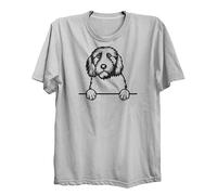 Lauthings T-shirt Petits Bassets Griffons Vendéens Noir Taille : Streetwear Coton Bio, blanc, XXL