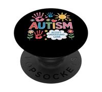 l'Autisme accepte Comprendre l'amour PopSockets PopGrip Adhésif